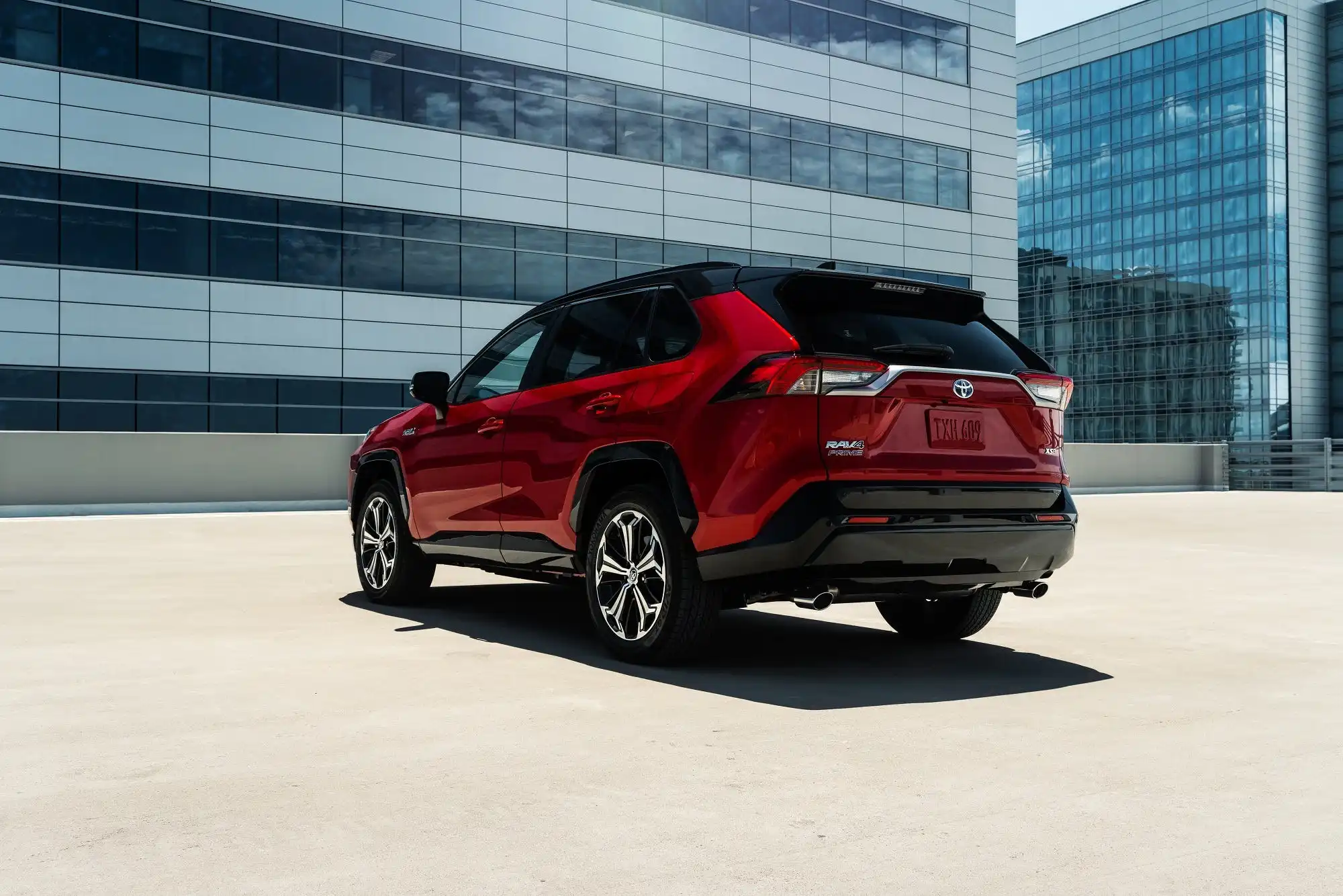 Parte Trasera Toyota RAV4 Prime 2021 Rojo