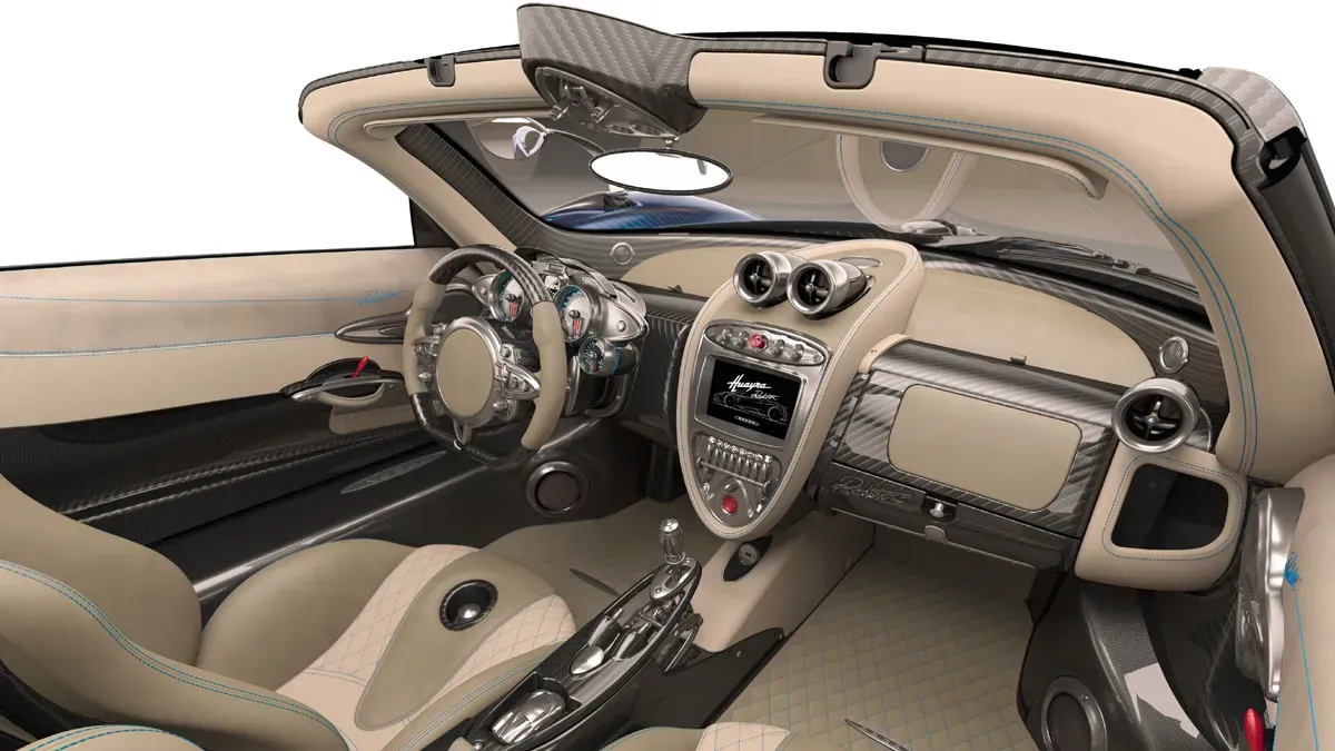 Interior Pagani Huayra Roadster