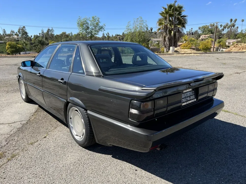 Parte Trasera Audi 5000 Treser Super 5000 1985 Negro