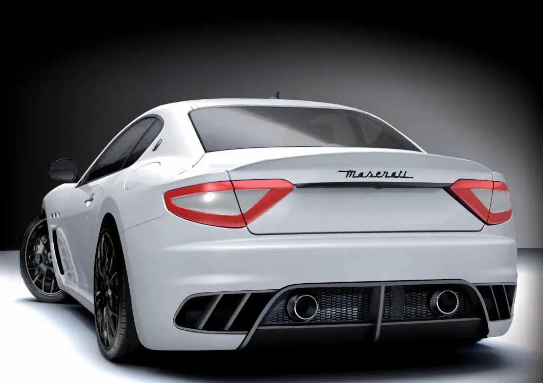 Parte Trasera Maserati GranTurismo MC 2008 Blanco