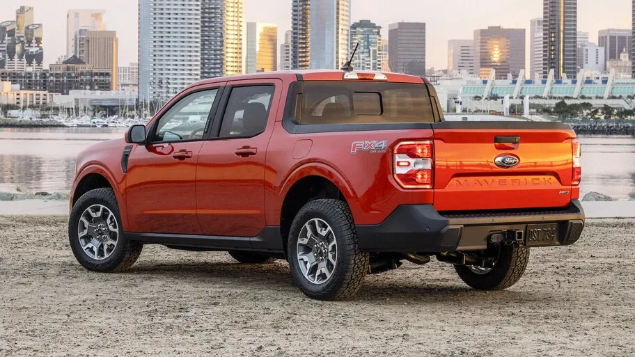 Parte Trasera Ford Maverick 2022 Naranja