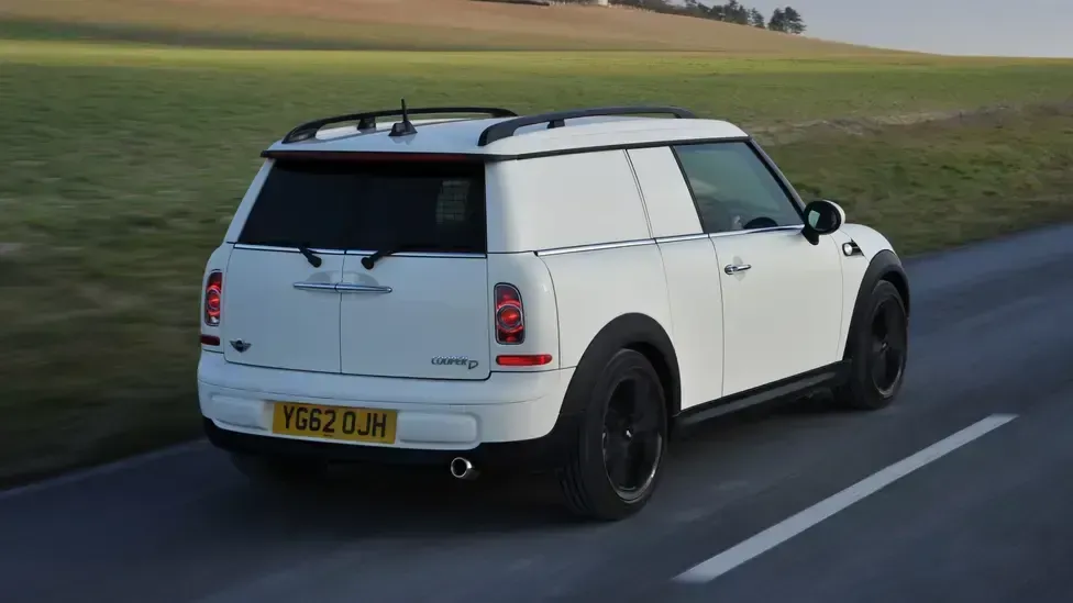 Parte Trasera BMW Mini Clubvan 2013 Blanco