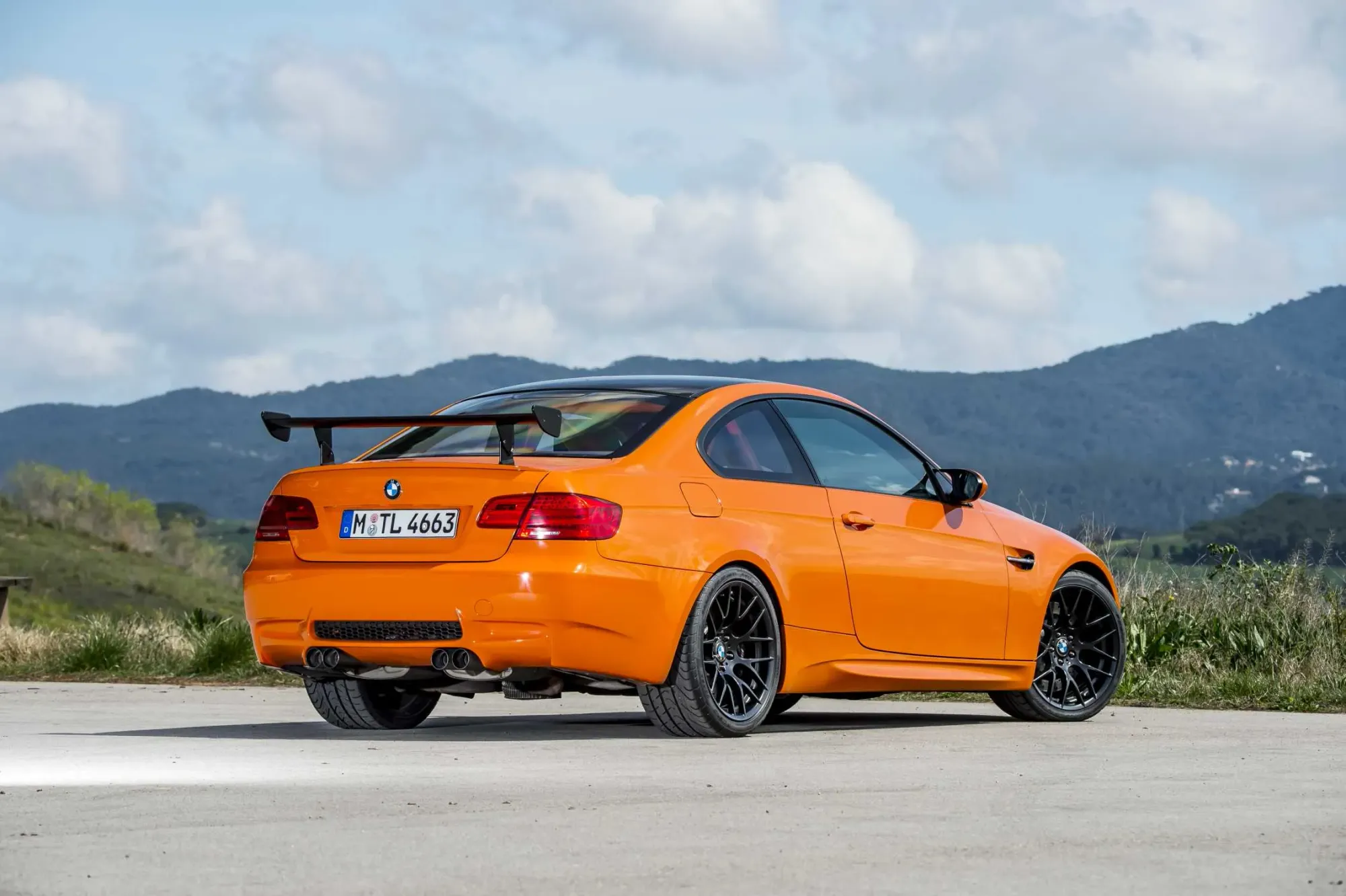 Parte Trasera BMW M3 E92 Naranja