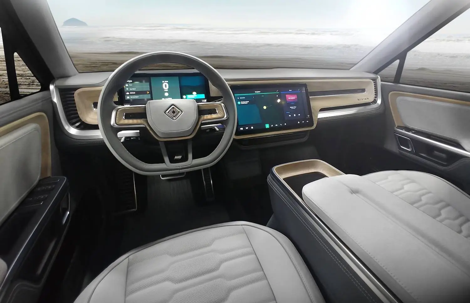 Interior Rivian R1T