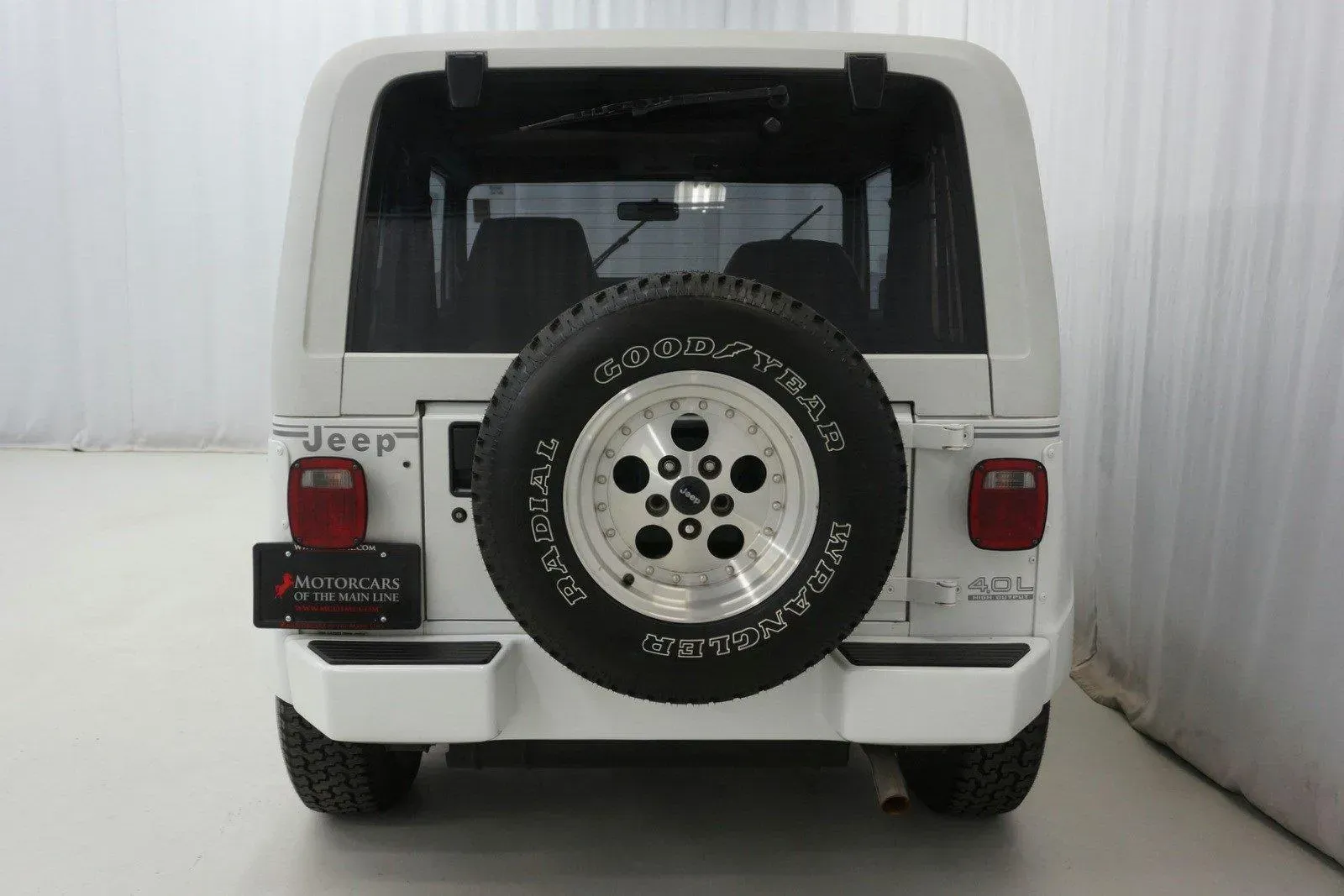 Parte Trasera Jeep Wrangler Renegade 1993 Blanco