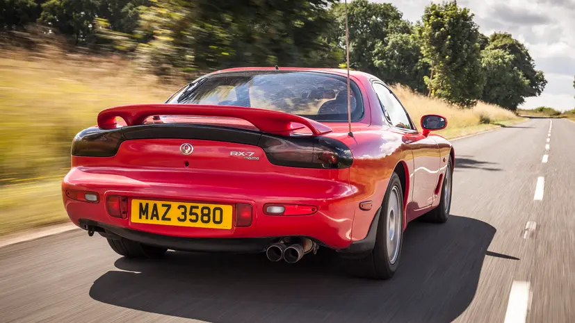 Parte Trasera Mazda RX-7 FD Rojo