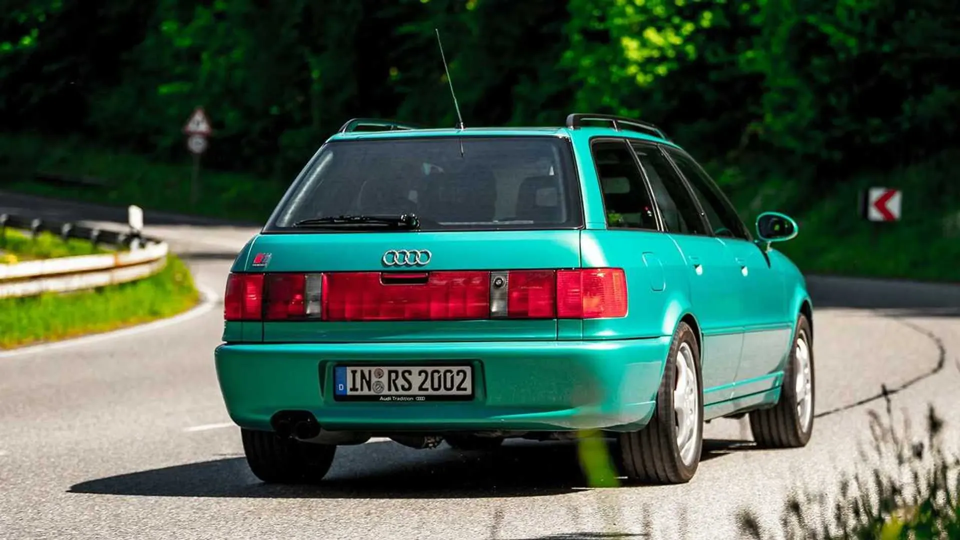 Parte Trasera  Audi RS2 Avant 1994 Verde