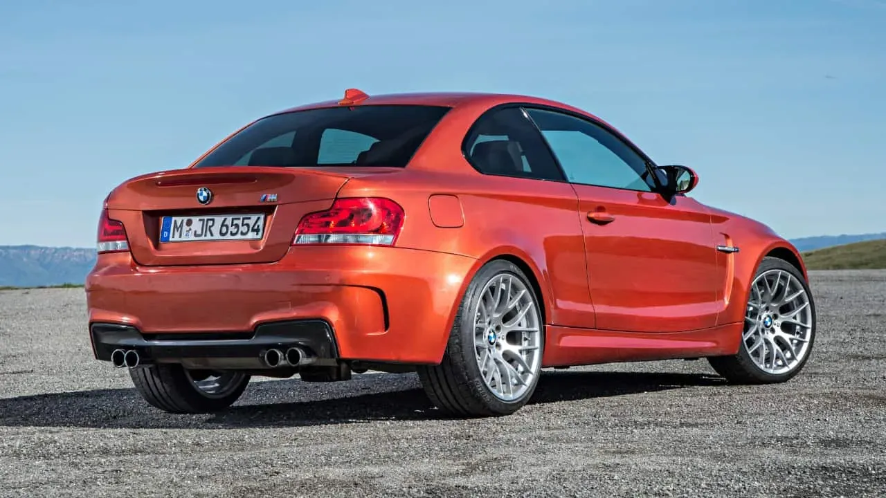 Parte Trasera BMW 1M Coupé 2011 Naranja