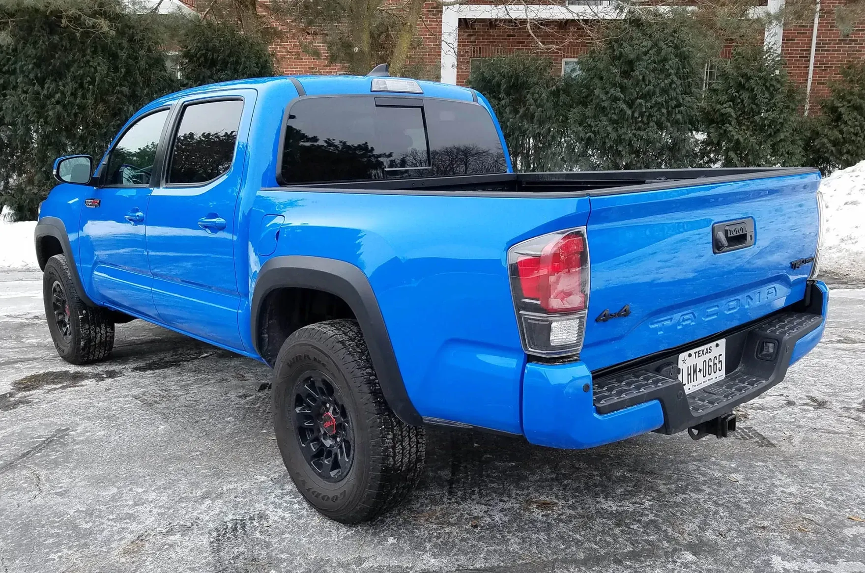 Parte Trasera Tacoma TRD Pro 2019 Azul 