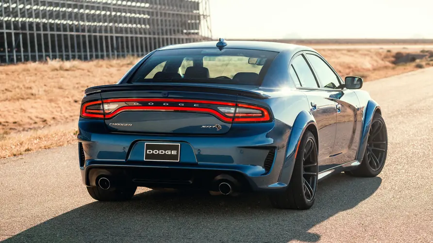 Parte Trasera Dodge Charger SRT Hellcat Widebody Azul