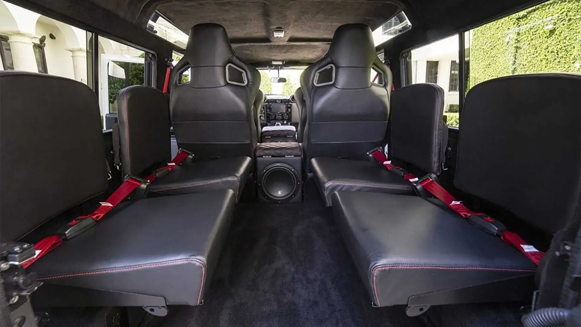 Interior Parte Trasera Land Rover Defender