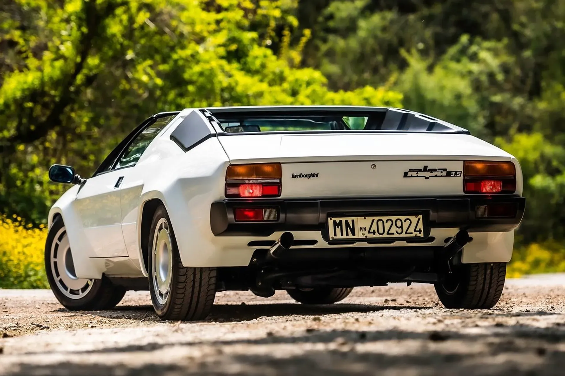 Parte Trasera Lamborghini Jalpa Plateado