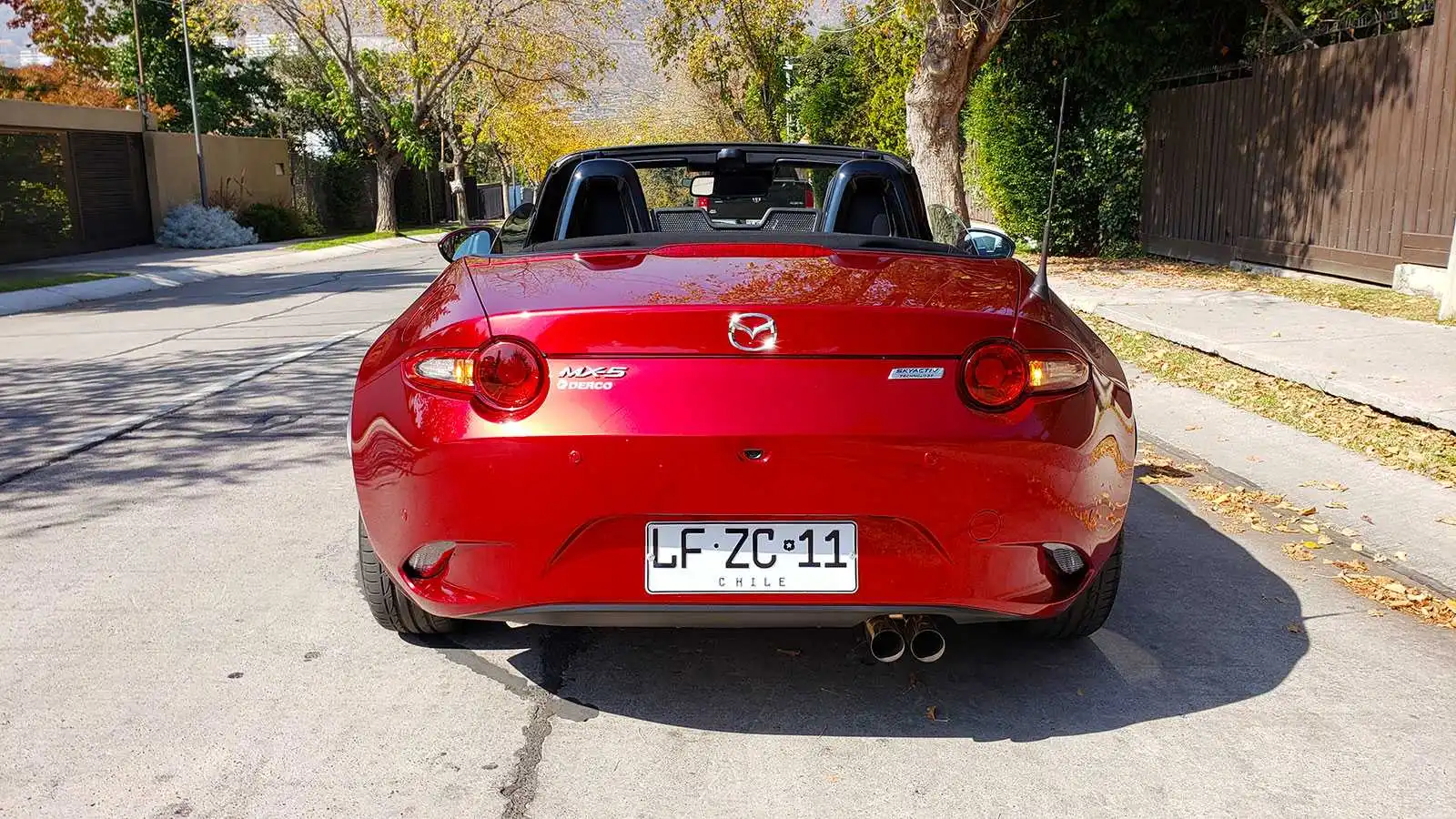 Parte Trasera Mazda MX-5 Miata 2019 Rojo