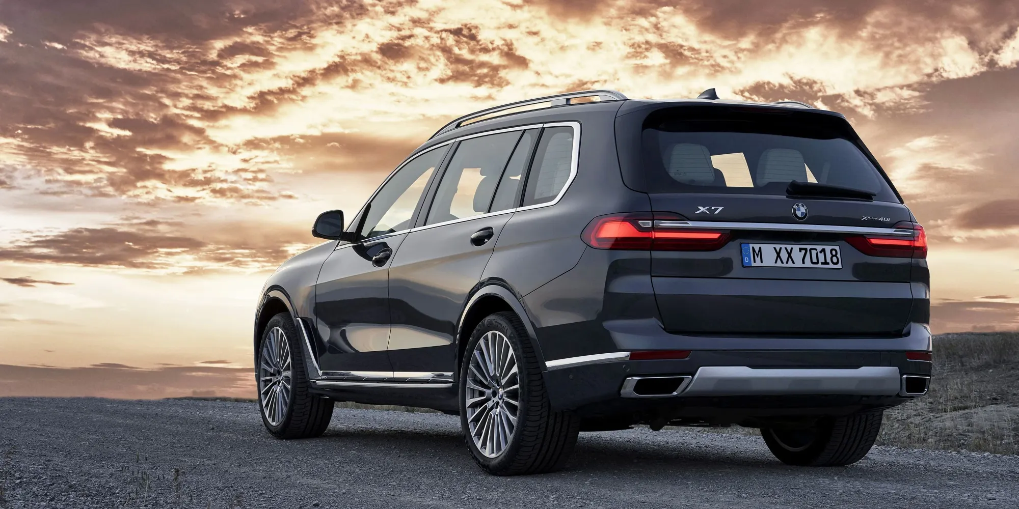 Parte Trasera BMW X7 2019 Gris