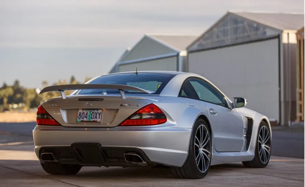 Parte Trasera Mercedes-Benz SL 65 AMG Black Series 2009 Plateado