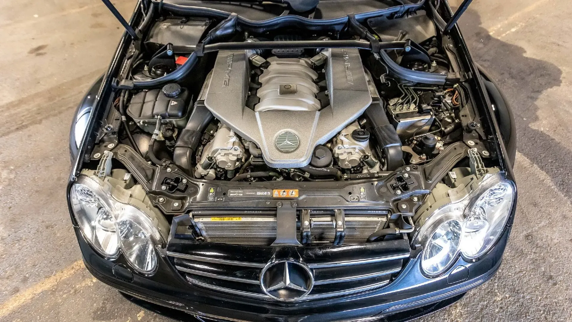 Motor Mercedes-Benz CLK 63 AMG Black Series 2008