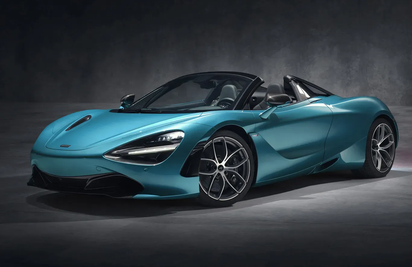 McLaren 720S Spider Azul