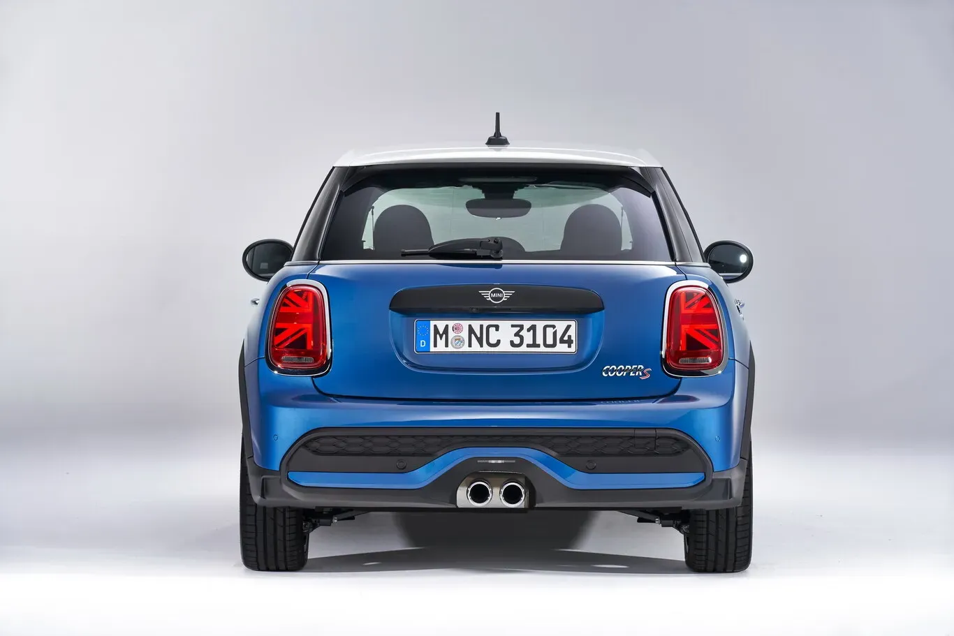 Parte Trasera MINI Cooper S 2022 Azul