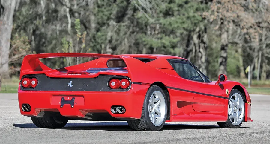 Parte Trasera Ferrari F50 1995 Rojo