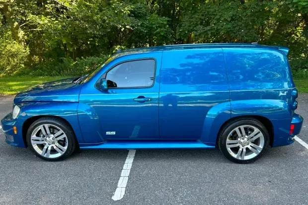 Lateral Chevrolet HHR SS Panel Van 2009 Azul