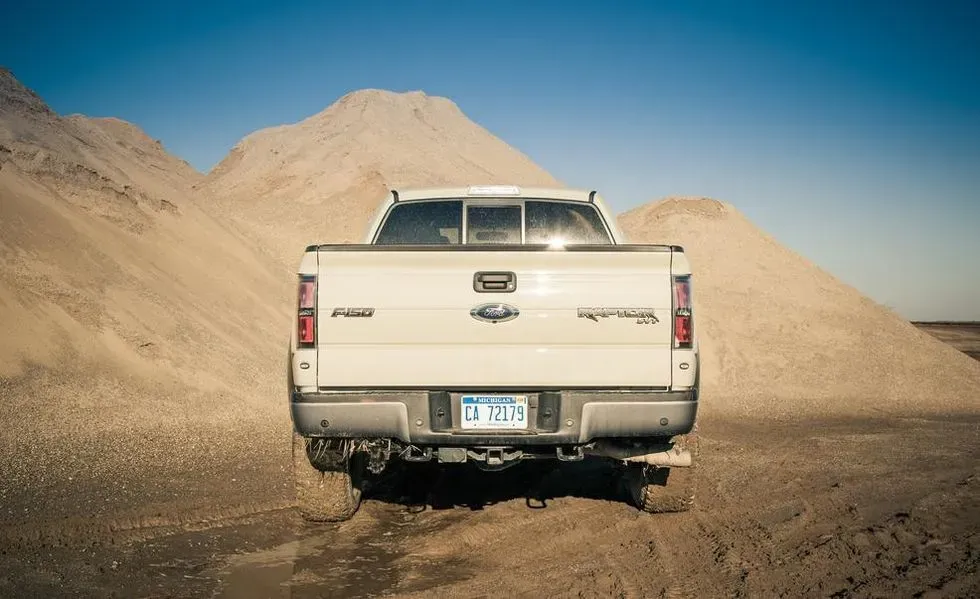 Parte Trasera Ford F150 SVT Raptor 2013 Beige