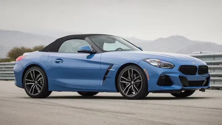 Lateral BMW Z4 2019 Azul