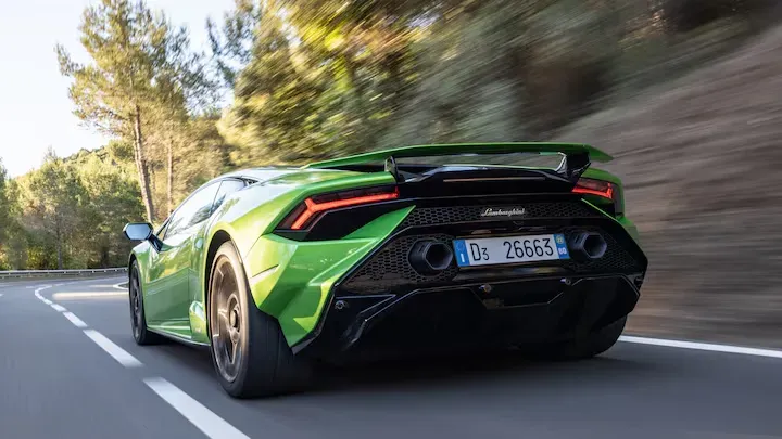 Parte Trasera Lamborghini Huracán Tecnica Verde