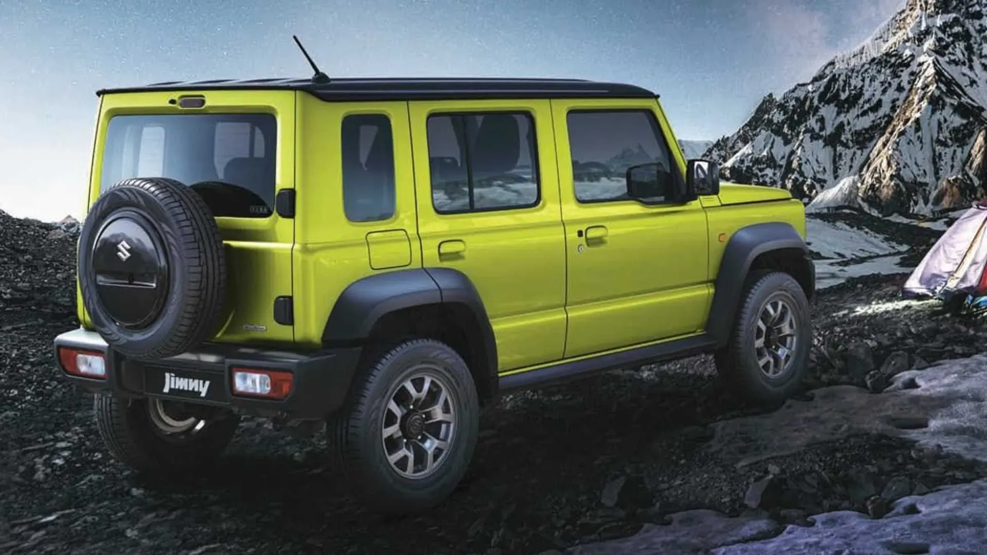 Parte Trasera Suzuki Jimny 2023 Verde