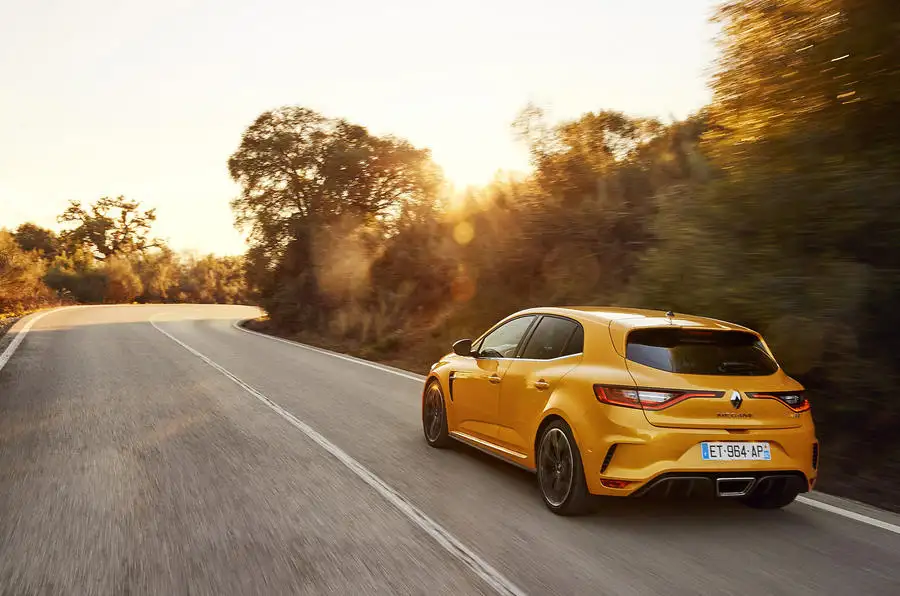 Parte Trasera Renault Mégane RS 280 Amarillo