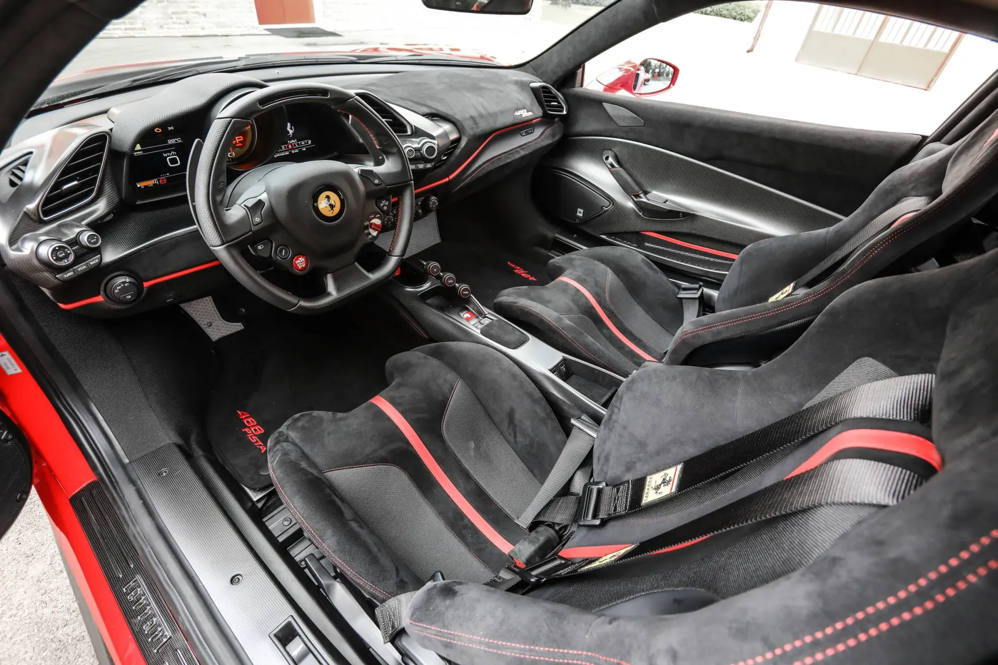 Interior Ferrari 488 Pista