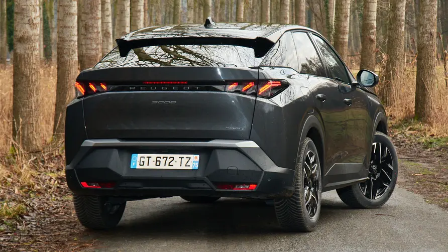 Parte Trasera Peugeot 3008 SUV Gris