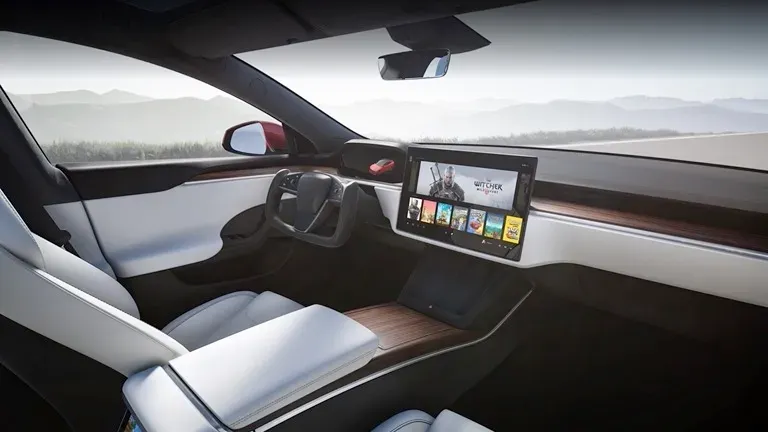 Interior Tesla Model S Plaid 2023