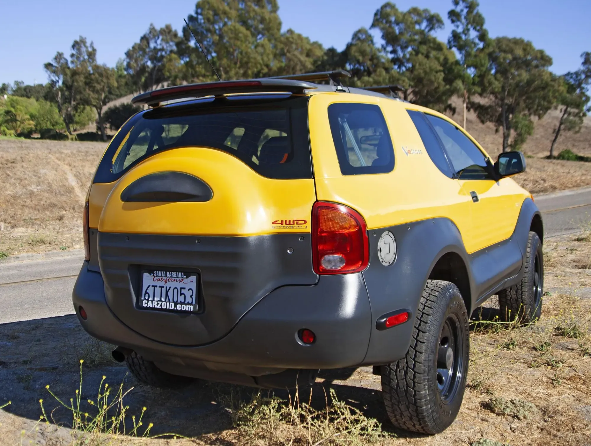 Parte Trasera Isuzu Vehicross 2001 Amarillo