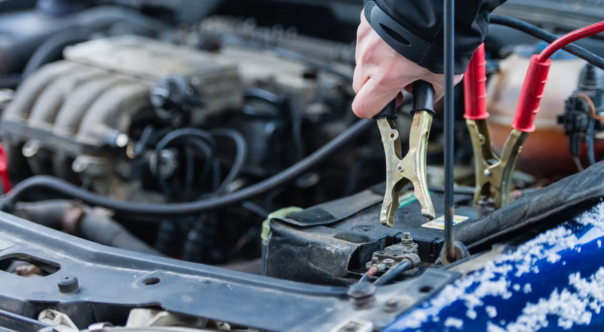 Recargando batería de automóvil 