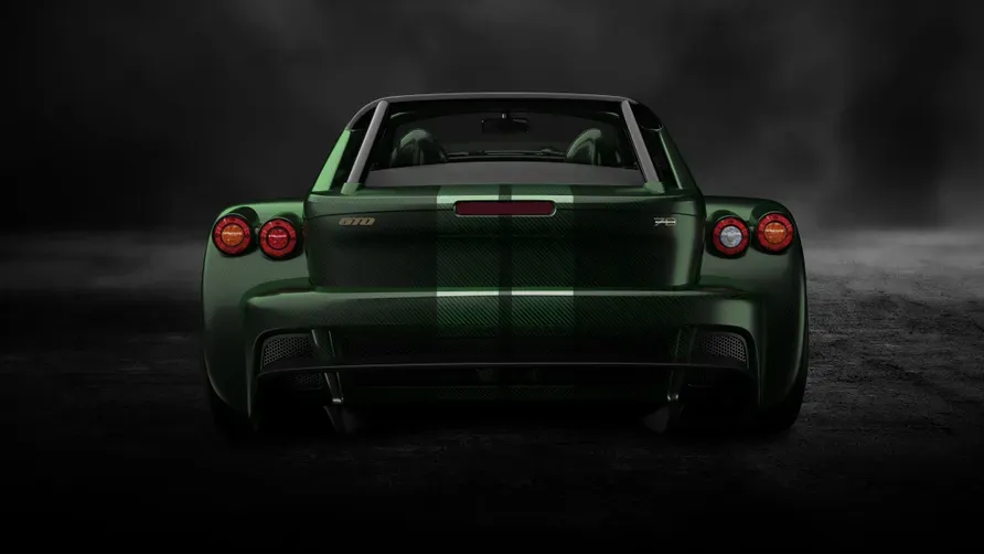 Parte Trasera Donkervoort D8 GTO-JD70 Verde