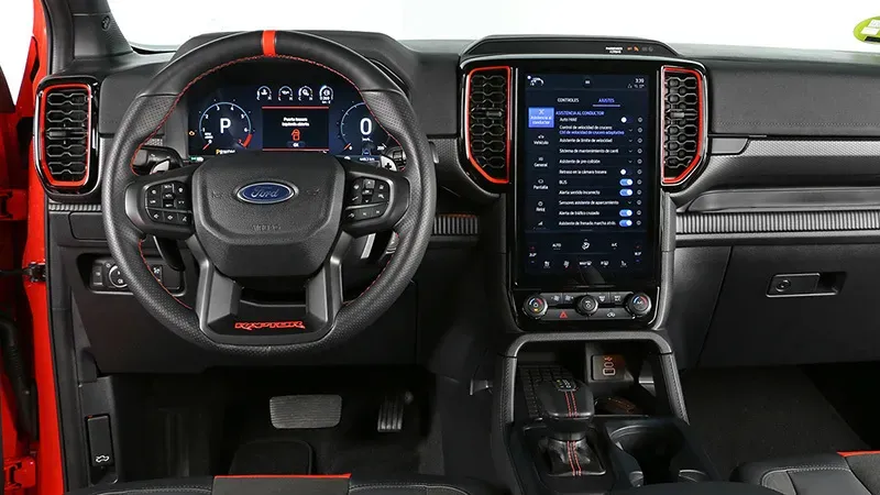 Interior Ford Ranger Raptor 2023