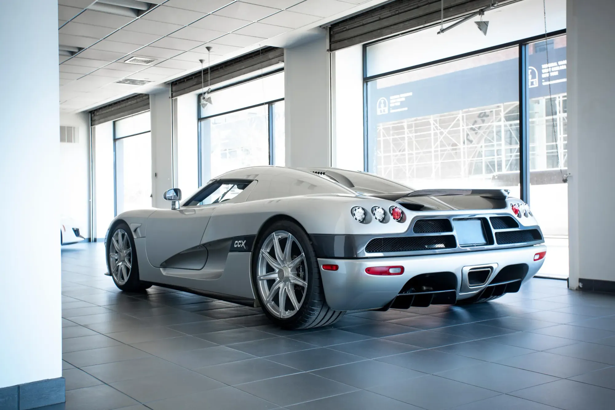 Parte Trasera Koenigsegg CCX 2008 Plateado