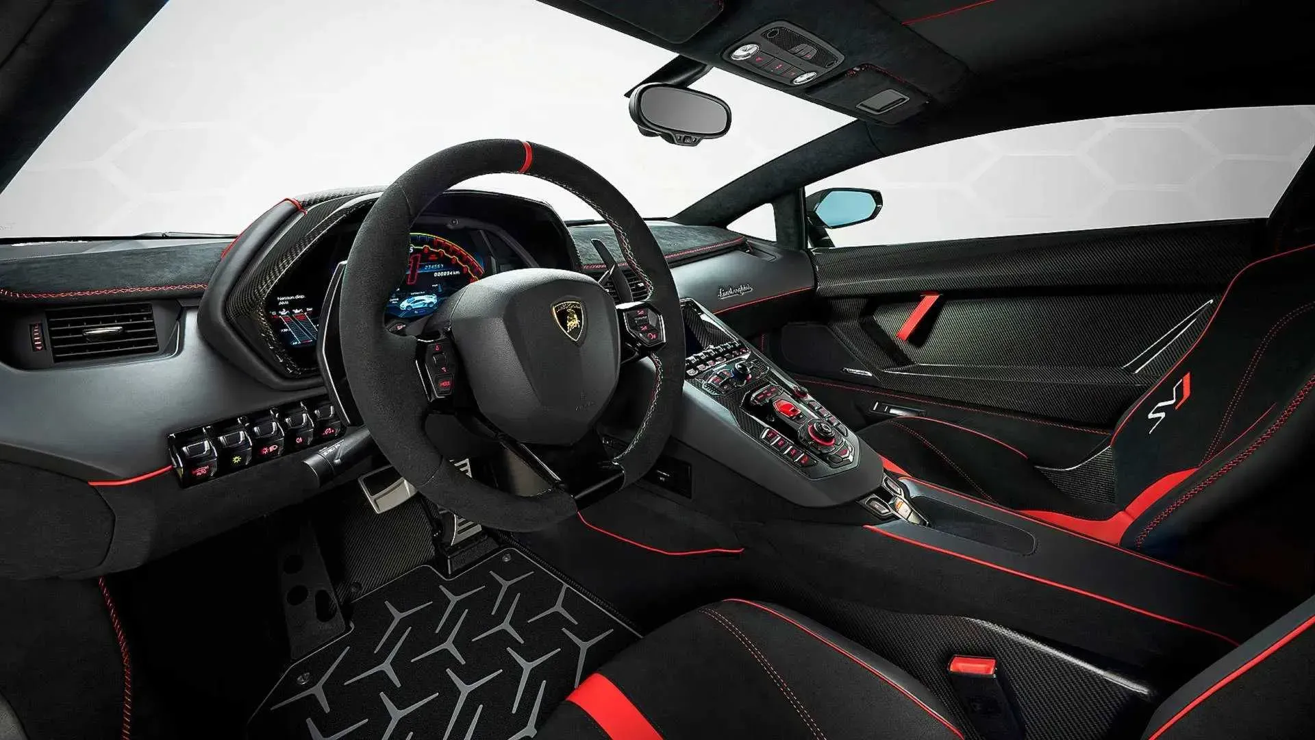 Interior Lamborghini Aventador SVJ