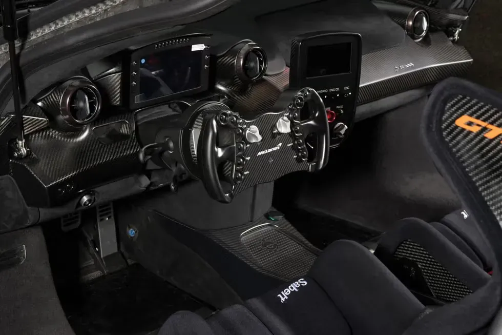 Interior McLaren Senna GTR Blanco