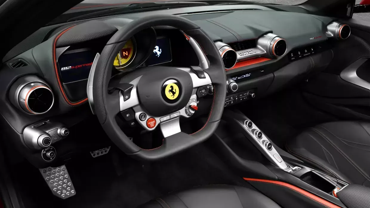 Interior Ferrari 812 Superfast