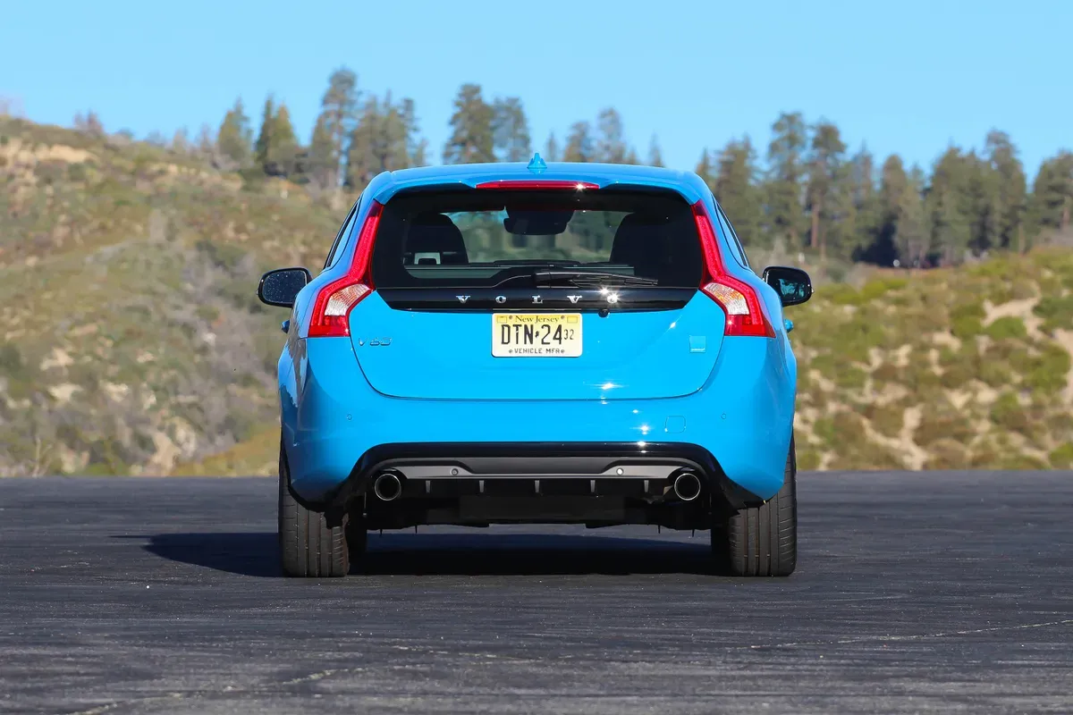 Parte Trasera Volvo V60 Polestar Azul