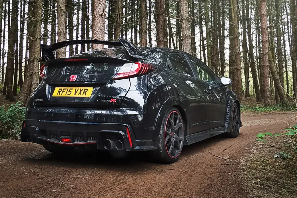 Parte Trasera Honda Civic Type R 2016 Gris