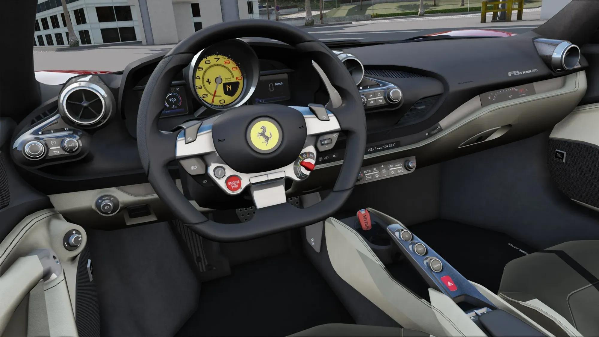 Interior Ferrari F8 Tributo