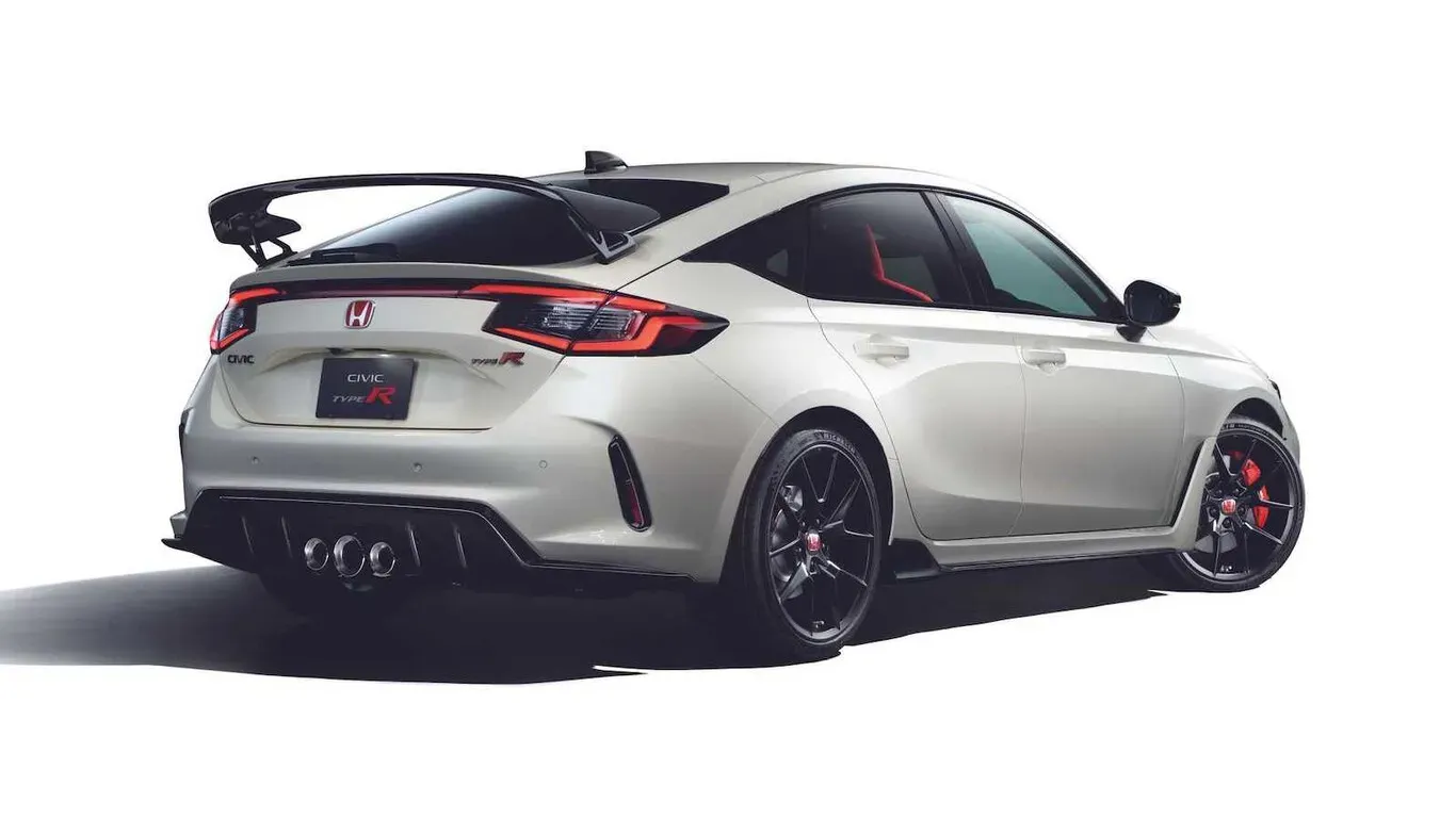 Parte Trasera Honda Civic Type R 2023 Blanco