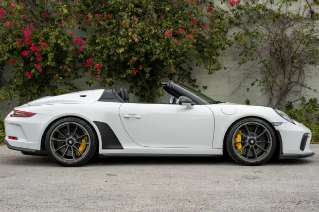 Lateral Porsche 911 Speedster Blanco