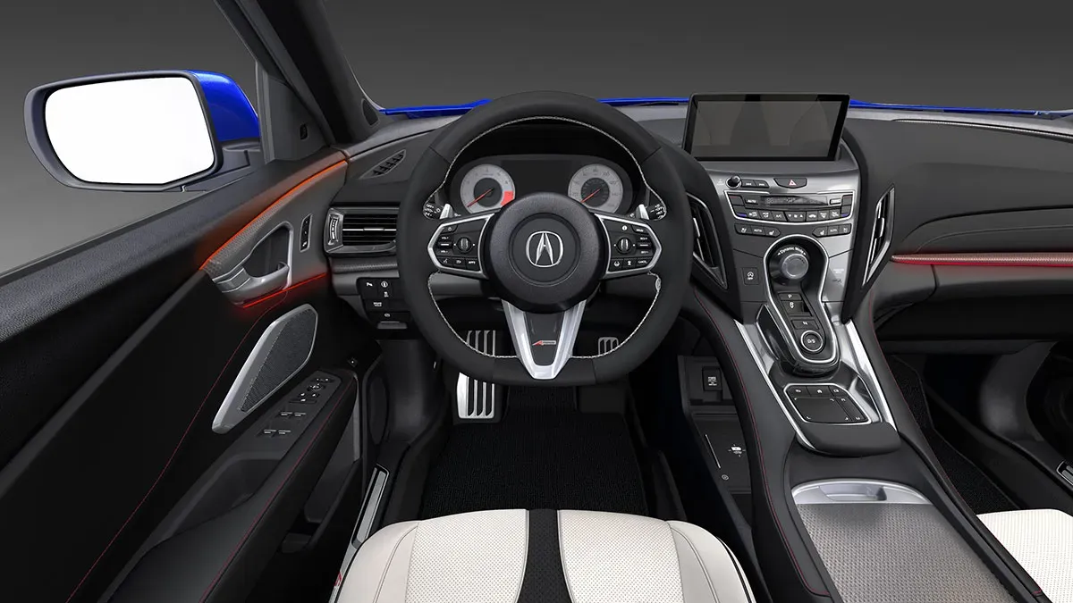 Acura RDX 2024 Gris El Interior Del Vehículo