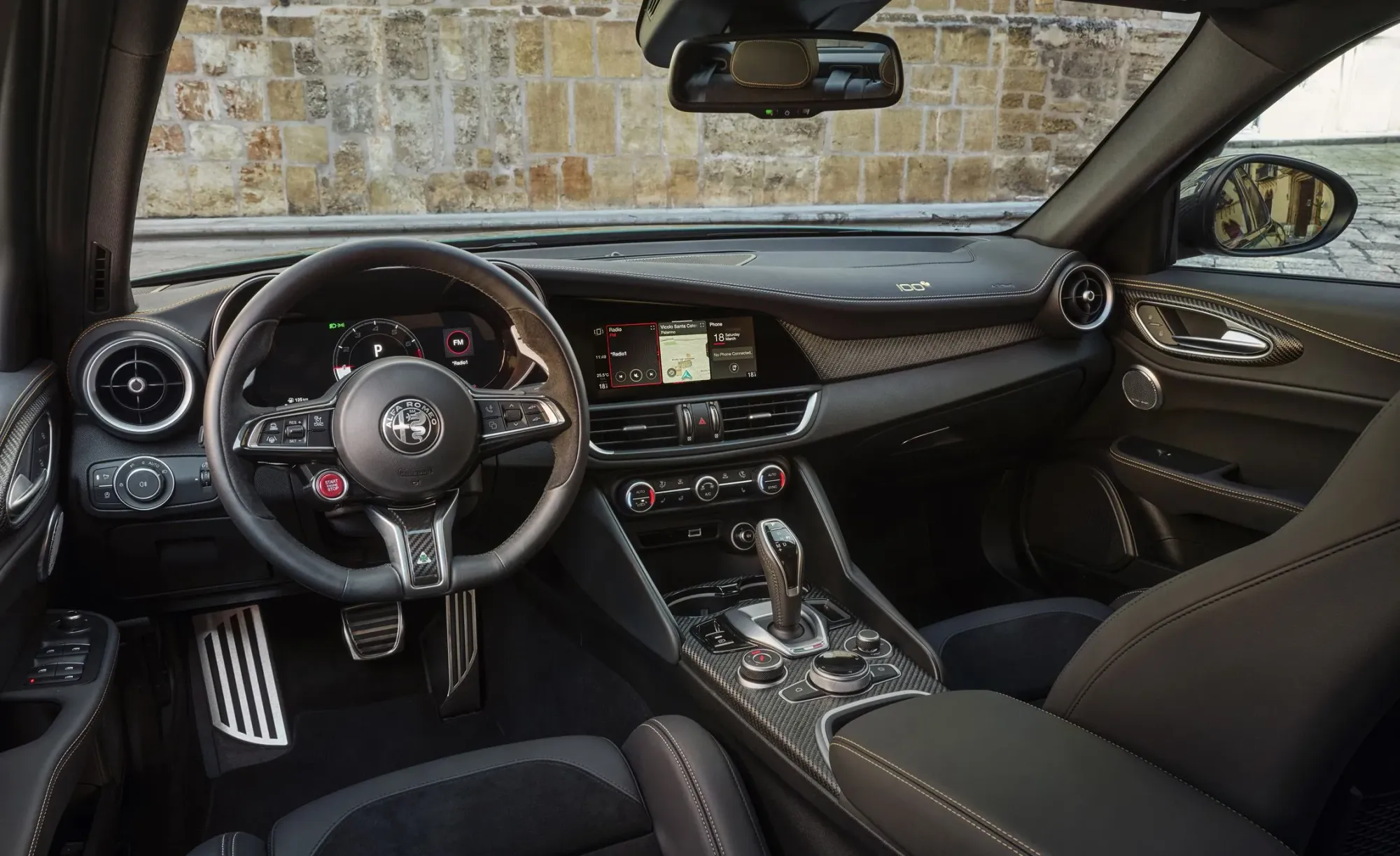 Interior Alfa Romeo Giulia Quadrifoglio