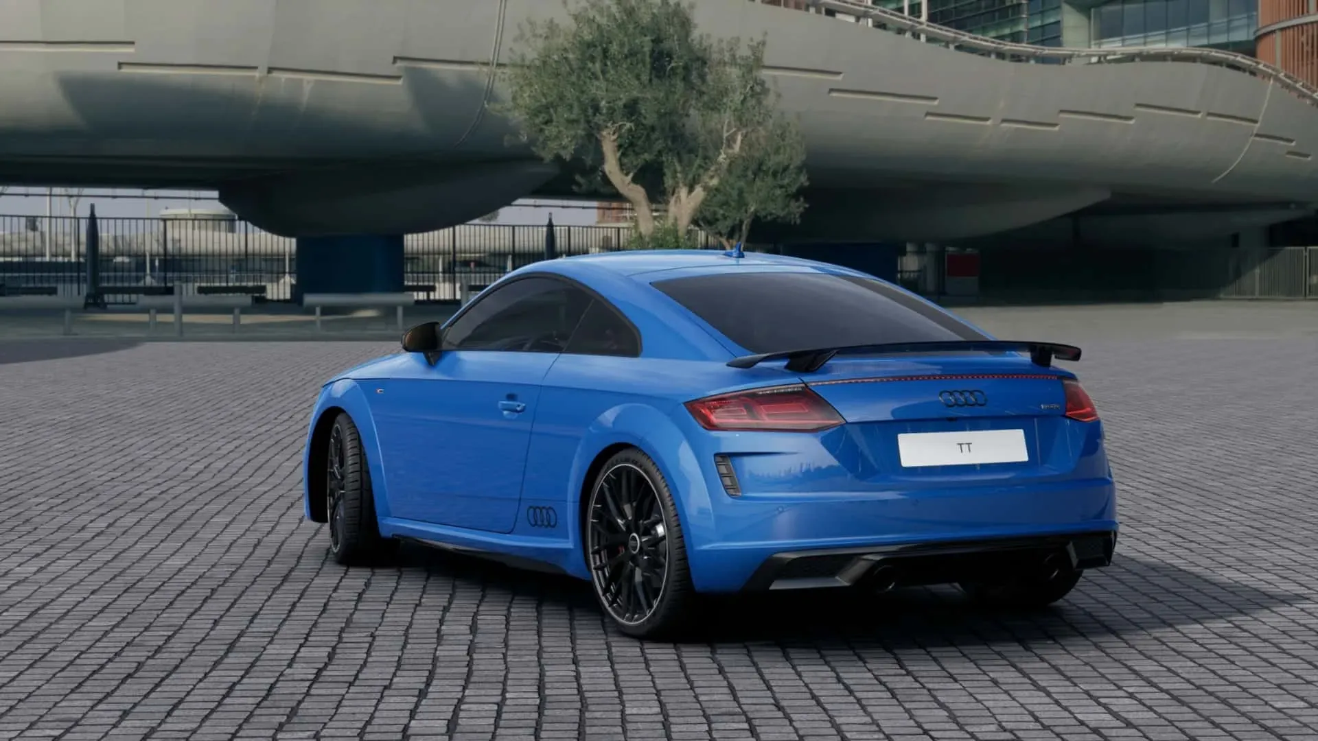 Parte Trasera Audi TT 2024 Azul