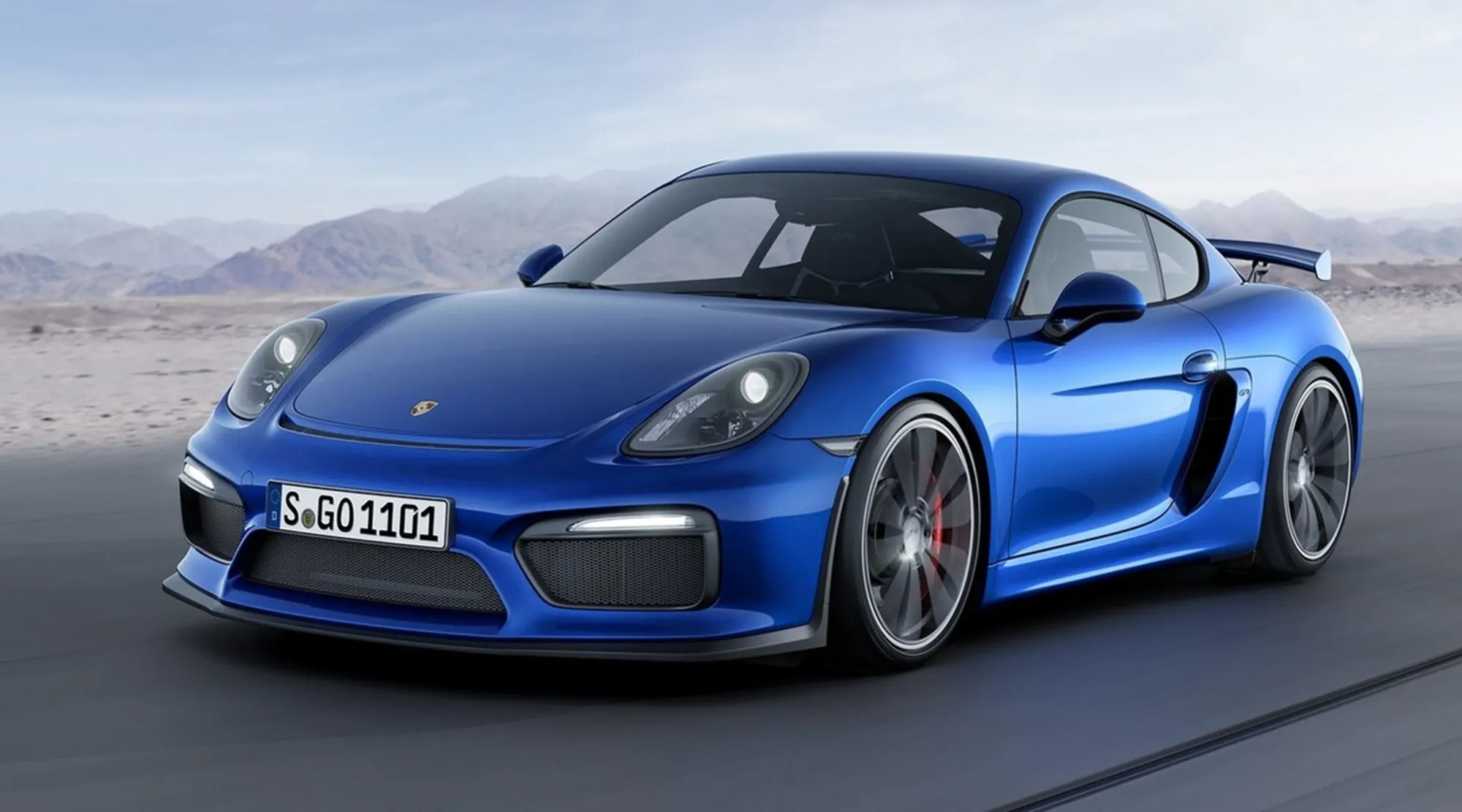 Porsche Cayman GT4 Azul