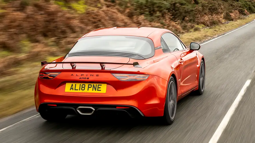 Parte Trasera Alpine A110 Naranja